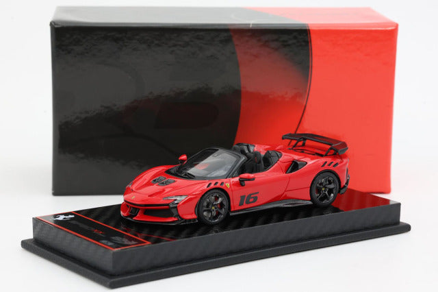 BBR Models BBRC286B16 1/43 Ferrari SF90XX Spider Rosso Corsa n.16 Carbon Base Limited 50pcs - image 6