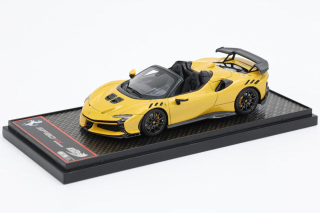 BBR Models BBRC286F1 1/43 Ferrari SF90XX Spider Giallo Motecarlo / Carbon Wheels Limited 28pcs - image 1