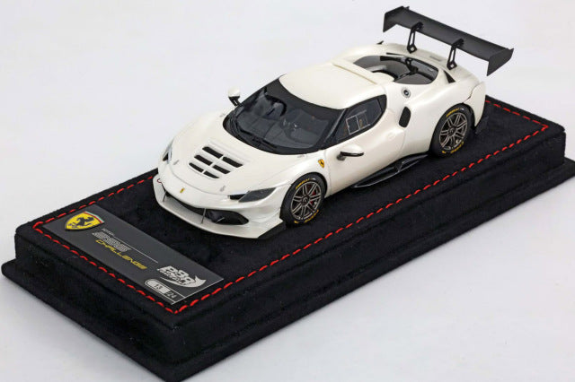 BBR Models BBRC293D 1/43 Ferrari 296 Challenge 2023 Fuji White - Alcantara Base Limited 24 pcs - image 1