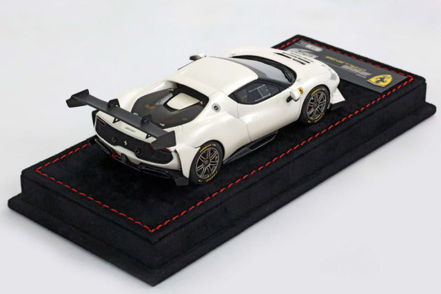 BBR Models BBRC293D 1/43 Ferrari 296 Challenge 2023 Fuji White - Alcantara Base Limited 24 pcs - image 2