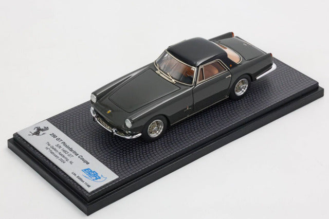 BBR CAR97A 1/43 Ferrari 250GT Pininfarina Coupe S/N 1463 GT Dark Grey / Black roof Limited 46pcs - image 1
