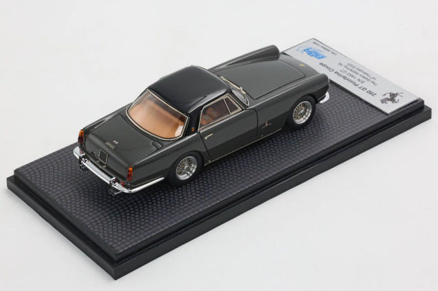 BBR CAR97A 1/43 Ferrari 250GT Pininfarina Coupe S/N 1463 GT Dark Grey / Black roof Limited 46pcs - image 2