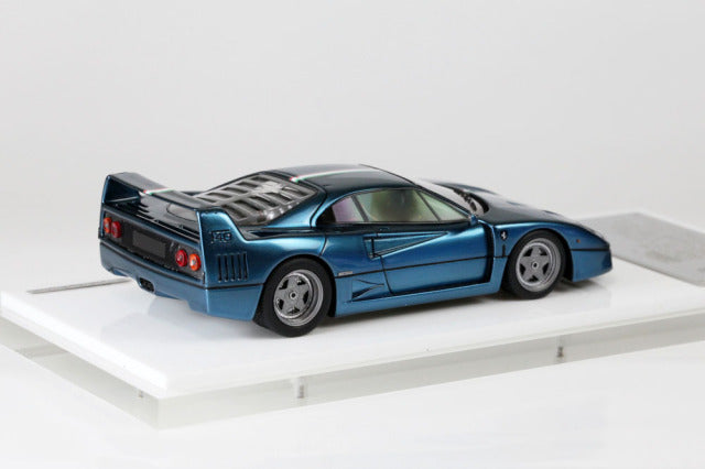 SCM Model 1/43 Ferrari F40 Chrome Mirage Blue limited 30pcs - image 4
