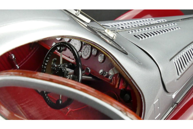 CMC M165 1/18 Talbot Lago Coupe T150 C-SS Figoni & Falaschi Teardrop 1937-1939 Silver/Red - image 10