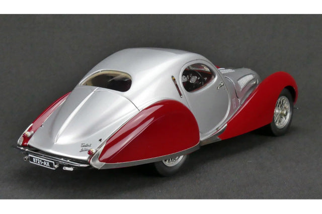 CMC M165 1/18 Talbot Lago Coupe T150 C-SS Figoni & Falaschi Teardrop 1937-1939 Silver/Red - image 5