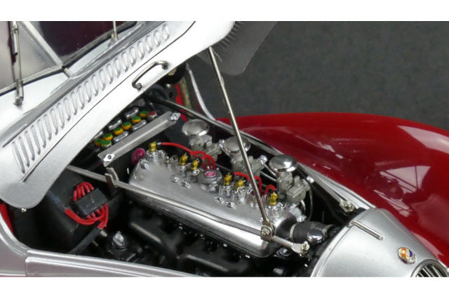 CMC M165 1/18 Talbot Lago Coupe T150 C-SS Figoni & Falaschi Teardrop 1937-1939 Silver/Red - image 7