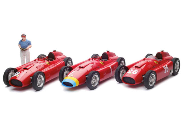 CMC M201 1/18 Ferrari D50 Fangio 3-Car Set Long nose GP Germany #1 + Short nose GP England #1 + Short nose GP Italy #26 Limited Edition 200 pcs - image 2