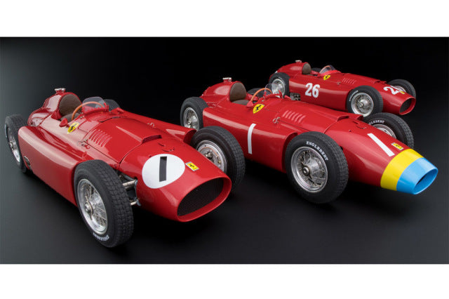 CMC M201 1/18 Ferrari D50 Fangio 3-Car Set Long nose GP Germany #1 + Short nose GP England #1 + Short nose GP Italy #26 Limited Edition 200 pcs - image 8