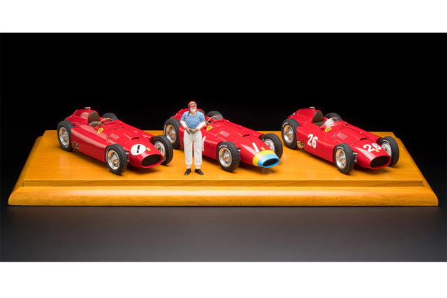 CMC M201 1/18 Ferrari D50 Fangio 3-Car Set Long nose GP Germany #1 + Short nose GP England #1 + Short nose GP Italy #26 Limited Edition 200 pcs - image 9