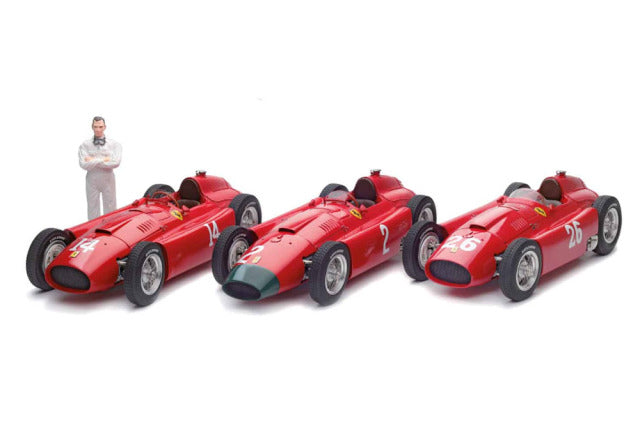 CMC M202 1/18 Ferrari D50 Collins 3-Car Set Short nose GP France #14 + Long nose GP Germany #2 + Short nose GP Italy #26 Limited Edition 200 pcs - image 2