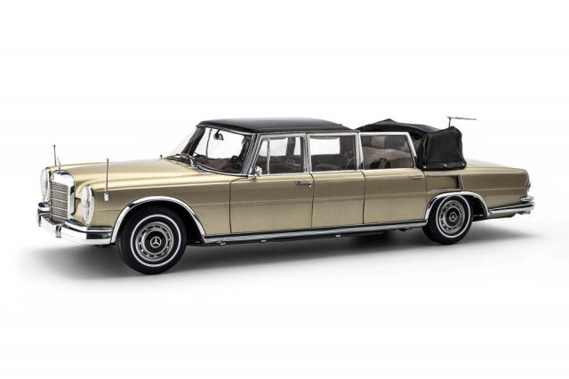 CMC M217 1/18 Mercedes-Benz 600 Landaulet Two tone Beige/Brown - image 1