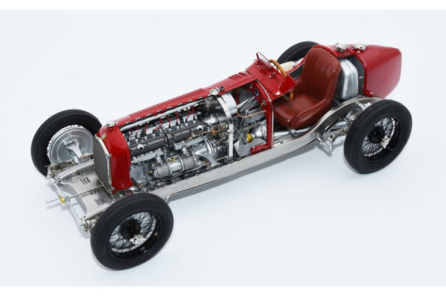 CMC M257 1/18 Alfa Romeo P3 Rolling Chassis (Cut-off Model) with Display Case Limited 300pcs - image 3