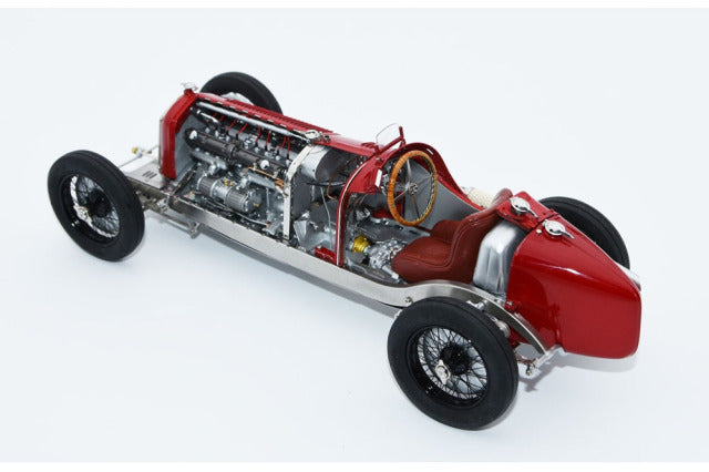CMC M257 1/18 Alfa Romeo P3 Rolling Chassis (Cut-off Model) with Display Case Limited 300pcs - image 4