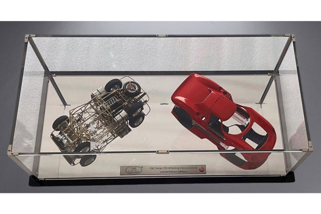 CMC M-269 1/18 Ferrari 250 LM Rolloing Chassis + Car Body in Show Case Limited 1000pcs - image 1