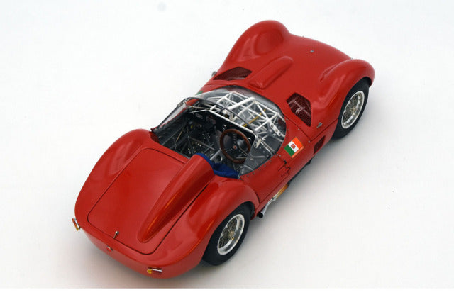 CMC M-280 1/18 Maserati Tipo 61 Birdcage Red Goodwood Revival 2008 - image 5