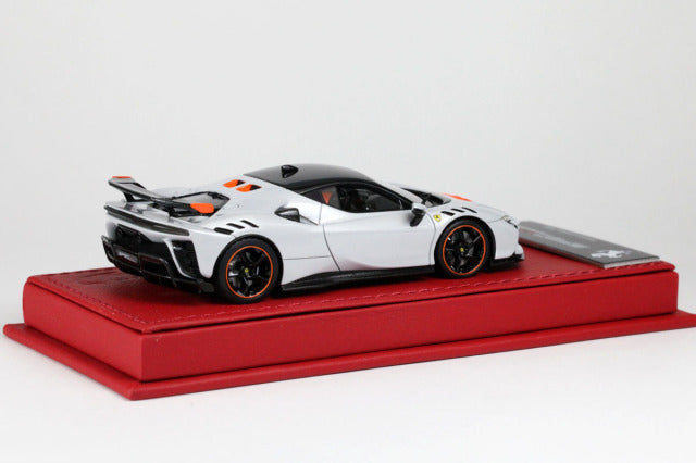 BBR Deluxe C285ADL 1/43 Ferrari SF90XX Stradale Bianco Artico (Red Leather Base) Limited 60pcs - image 4