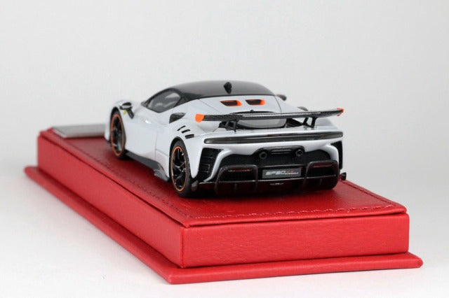 BBR Deluxe C285ADL 1/43 Ferrari SF90XX Stradale Bianco Artico (Red Leather Base) Limited 60pcs - image 6