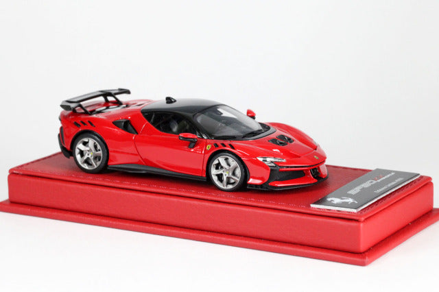 BBR Deluxe C285CDL 1/43 Ferrari SF90XX Stradale Rosso Corsa (Red Leather Base) Limited 50pcs - image 3
