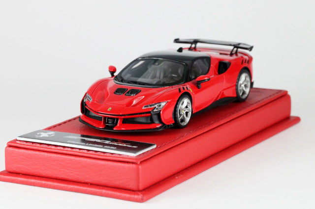 BBR Deluxe C285CDL 1/43 Ferrari SF90XX Stradale Rosso Corsa (Red Leather Base) Limited 50pcs - image 5