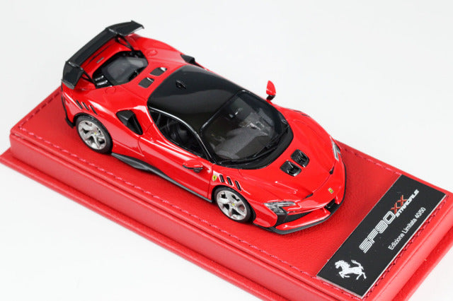 BBR Deluxe C285CDL 1/43 Ferrari SF90XX Stradale Rosso Corsa (Red Leather Base) Limited 50pcs - image 7