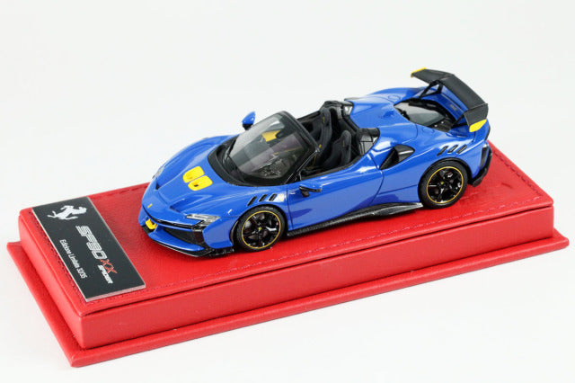 BBR Deluxe C286ADL 1/43 Ferrari SF90XX Spider Azzurro Dino (Red Leather Base) Limited 35pcs - image 1