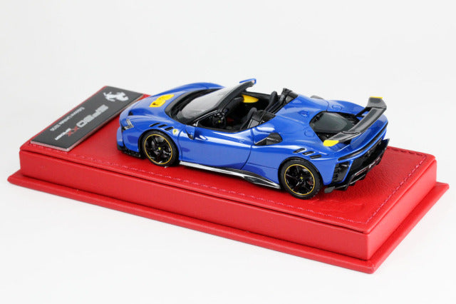 BBR Deluxe C286ADL 1/43 Ferrari SF90XX Spider Azzurro Dino (Red Leather Base) Limited 35pcs - image 2
