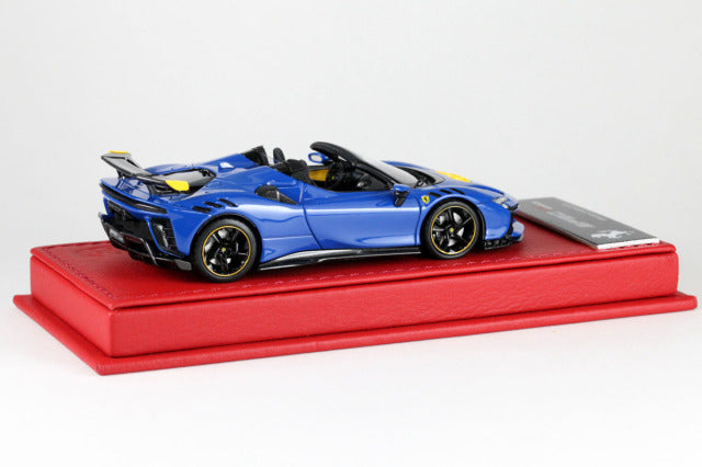 BBR Deluxe C286ADL 1/43 Ferrari SF90XX Spider Azzurro Dino (Red Leather Base) Limited 35pcs - image 4