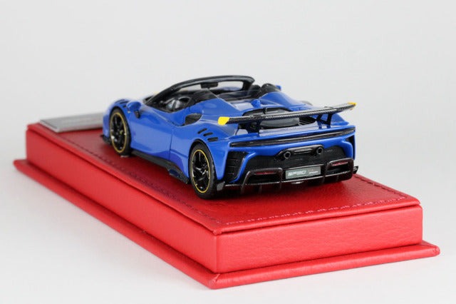 BBR Deluxe C286ADL 1/43 Ferrari SF90XX Spider Azzurro Dino (Red Leather Base) Limited 35pcs - image 6