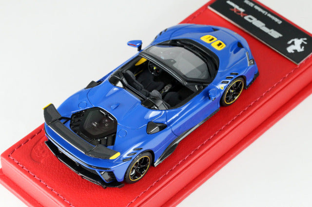 BBR Deluxe C286ADL 1/43 Ferrari SF90XX Spider Azzurro Dino (Red Leather Base) Limited 35pcs - image 8