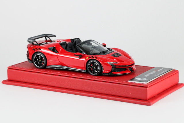 BBR Deluxe C286BDL 1/43 Ferrari SF90XX Spider Rosso Corsa (Red Leather Base) Limited 30pcs - image 3