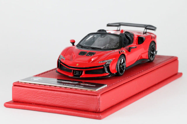 BBR Deluxe C286BDL 1/43 Ferrari SF90XX Spider Rosso Corsa (Red Leather Base) Limited 30pcs - image 5