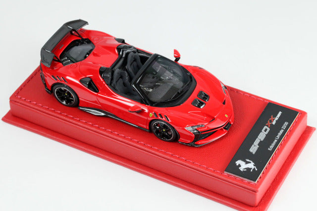 BBR Deluxe C286BDL 1/43 Ferrari SF90XX Spider Rosso Corsa (Red Leather Base) Limited 30pcs - image 7