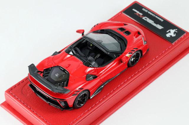 BBR Deluxe C286BDL 1/43 Ferrari SF90XX Spider Rosso Corsa (Red Leather Base) Limited 30pcs - image 8