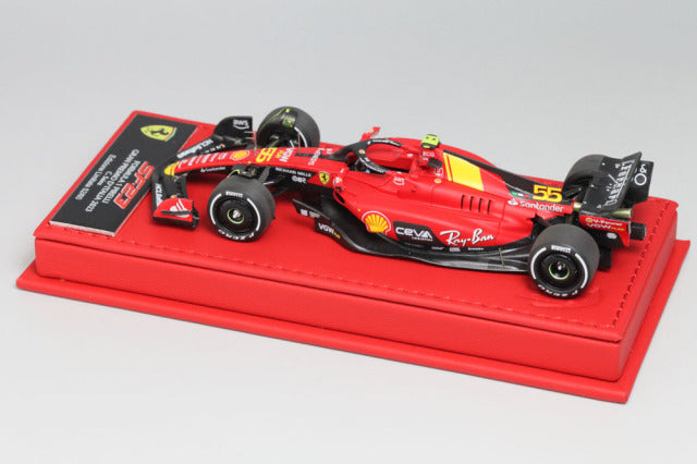 BBR Deluxe C290BDL Ferrari SF-23 Italy GP Monza C.Sainz (Red Leather Base) Limited 60pcs - image 2
