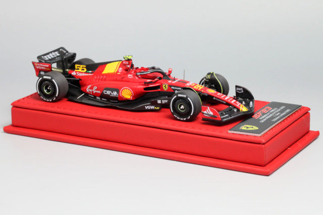 BBR Deluxe C290BDL Ferrari SF-23 Italy GP Monza C.Sainz (Red Leather Base) Limited 60pcs - image 3