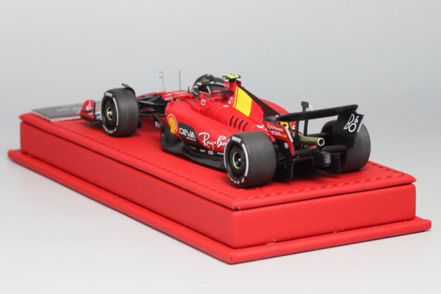 BBR Deluxe C290BDL Ferrari SF-23 Italy GP Monza C.Sainz (Red Leather Base) Limited 60pcs - image 6