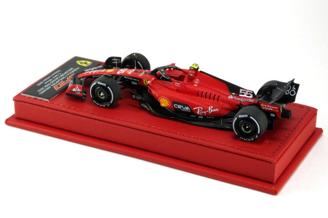 BBR Deluxe C292ADL 1/43 Ferrari SF-23 2023 Singapore GP Sainz Winner Limited 80 - image 2