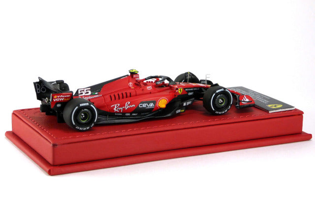 BBR Deluxe C292ADL 1/43 Ferrari SF-23 2023 Singapore GP Sainz Winner Limited 80 - image 4
