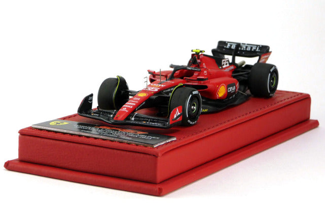 BBR Deluxe C292ADL 1/43 Ferrari SF-23 2023 Singapore GP Sainz Winner Limited 80 - image 5