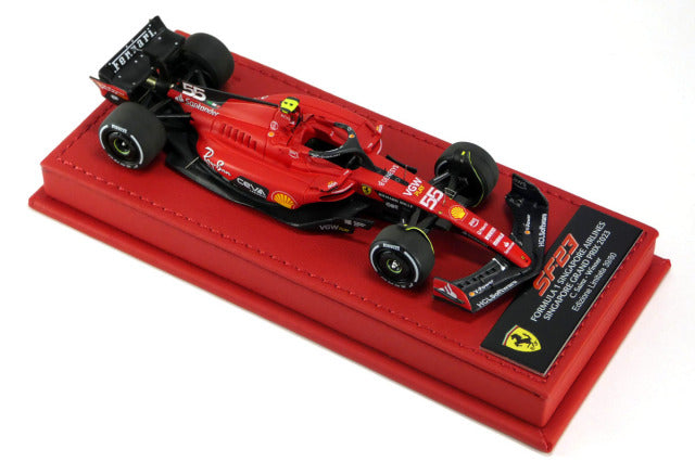 BBR Deluxe C292ADL 1/43 Ferrari SF-23 2023 Singapore GP Sainz Winner Limited 80 - image 7