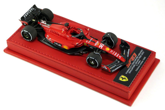 BBR Deluxe C292BDL 1/43 Ferrari SF-23 2023 Singapore GP Leclerc Limited 60 - image 7