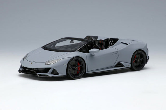 EIDOLON EM524D 1/43 Lamborghini Huracan EVO Spyder 2019 (Loge wheel) Grigio Acheso Limited 30pcs - image 2