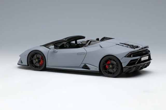 EIDOLON EM524D 1/43 Lamborghini Huracan EVO Spyder 2019 (Loge wheel) Grigio Acheso Limited 30pcs - image 3