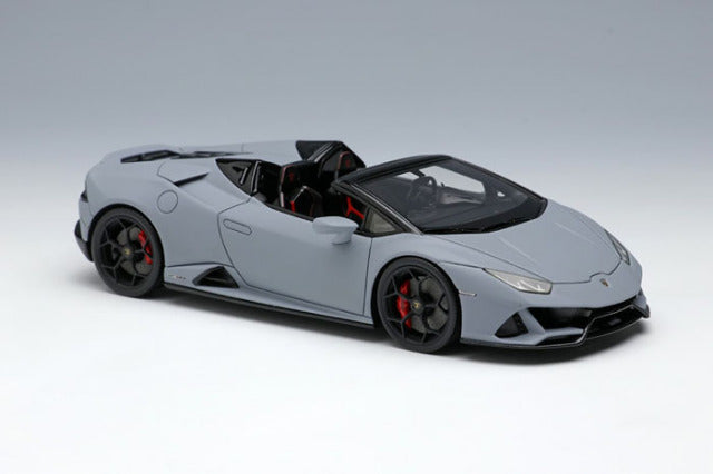 EIDOLON EM524D 1/43 Lamborghini Huracan EVO Spyder 2019 (Loge wheel) Grigio Acheso Limited 30pcs - image 5