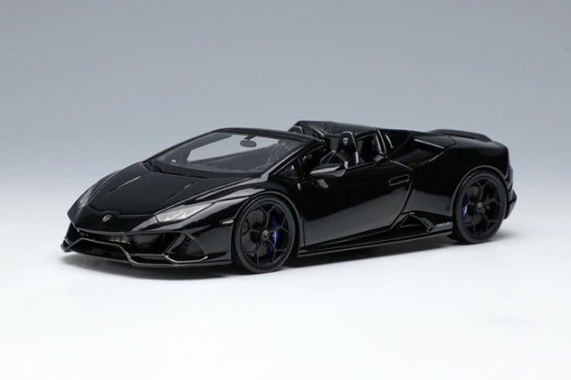 EIDOLON EM524E 1/43 Lamborghini Huracan EVO Spyder 2019 (Loge wheel) Nero Helene Limited 30pcs - image 2