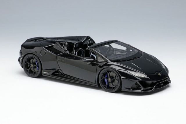 EIDOLON EM524E 1/43 Lamborghini Huracan EVO Spyder 2019 (Loge wheel) Nero Helene Limited 30pcs - image 5