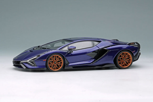 Make Up EM533G 1/43 Lamborghini Sian FKP37 2019 Viola Aletheia Limited 50pcs Model Car - image 1