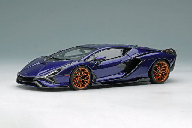 Make Up EM533G 1/43 Lamborghini Sian FKP37 2019 Viola Aletheia Limited 50pcs Model Car - image 2