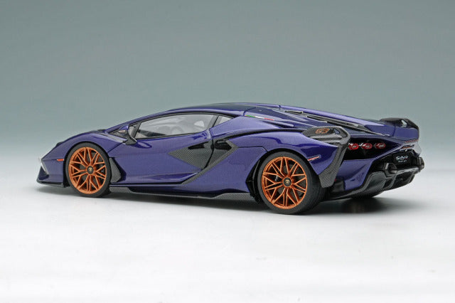 Make Up EM533G 1/43 Lamborghini Sian FKP37 2019 Viola Aletheia Limited 50pcs Model Car - image 3