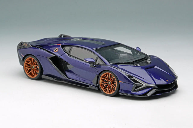 Make Up EM533G 1/43 Lamborghini Sian FKP37 2019 Viola Aletheia Limited 50pcs Model Car - image 5